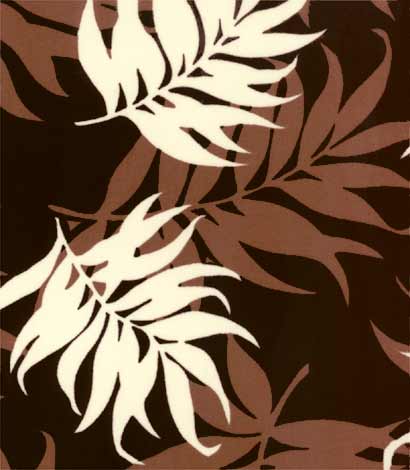 Brown & Tan Ferns fabric